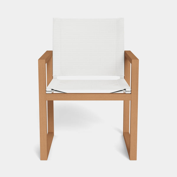 Hayman Teak Dining Chair - Harbour - ShopHarbourOutdoor - HYTK-01A-TENAT-BAWHI