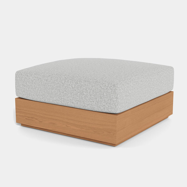 Hayman Teak Ottoman - Harbour - ShopHarbourOutdoor - HYTK-09A-TENAT-BAWHI-COPSAN