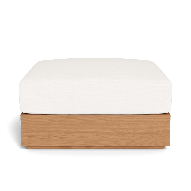 Hayman Teak Ottoman - Harbour - ShopHarbourOutdoor - HYTK-09A-TENAT-BAWHI-PANBLA