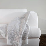 Herringbone Performance Throw | Cloud, ,