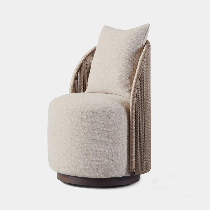 Milan Swivel Dining Chair - Harbour - Harbour - MILA-01F-ALBRZ-TWDUN-PANGRA