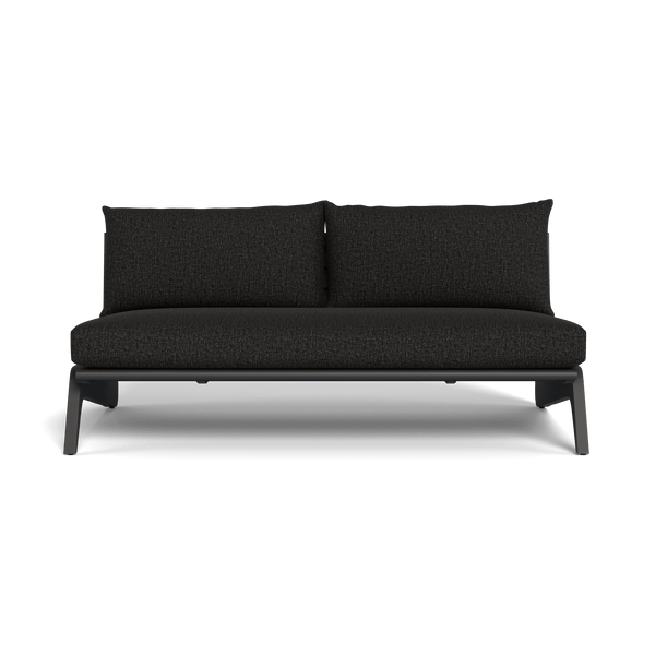 MLB Aluminum 2 Seat Armless Sofa - Harbour - Harbour - MLBA-06B-ALAST-COPMID