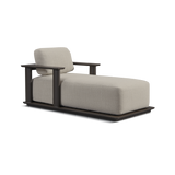 Newport Aluminum Fixed Chaise | Aluminum Bronze, Siesta Taupe,
