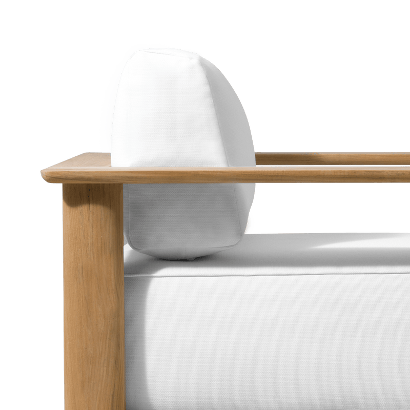 Newport Teak Lounge Chair | Teak Natural, Panama Blanco,