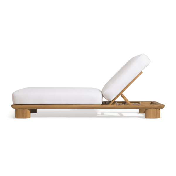 Newport Teak Sun Lounge | Teak Natural, Copacabana Midnight,