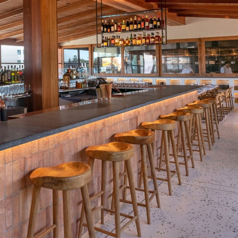 Noosa Backless Bar Stool | Teak Natural, ,