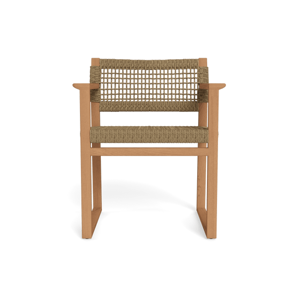 Noosa Dining Chair | Teak Natural, Twisted Resin Rope,