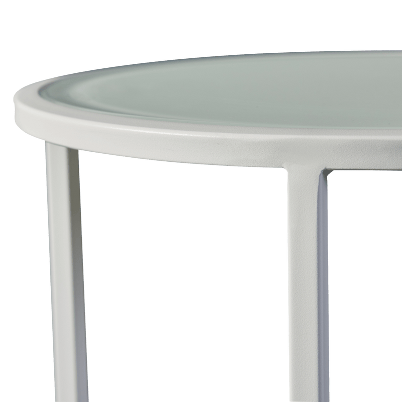 Pace Round Side Table - Harbour - Harbour - PACE-11A-ALWHI-MAWHI
