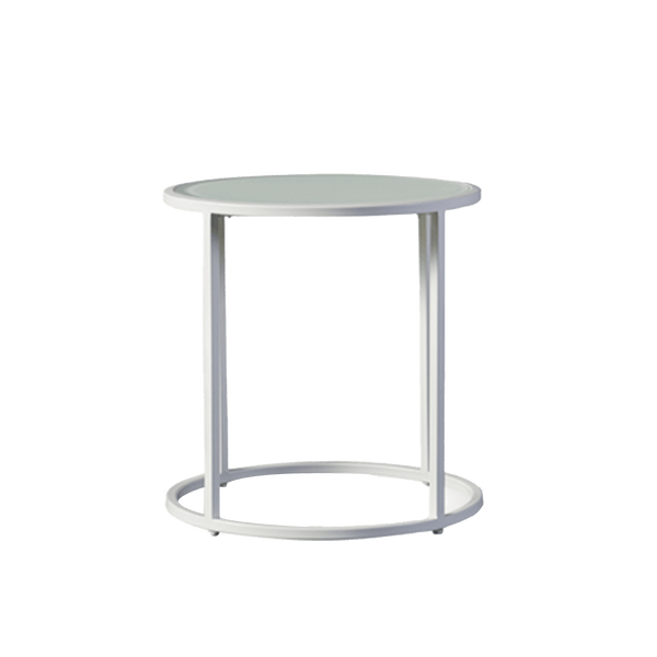 Pace Round Side Table - Harbour - Harbour - PACE-11A-ALWHI-MAWHI