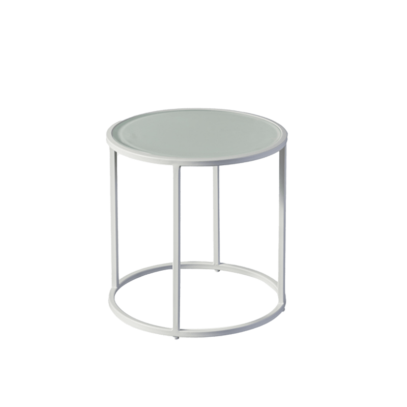 Pace Round Side Table - Harbour - Harbour - PACE-11A-ALWHI-MAWHI