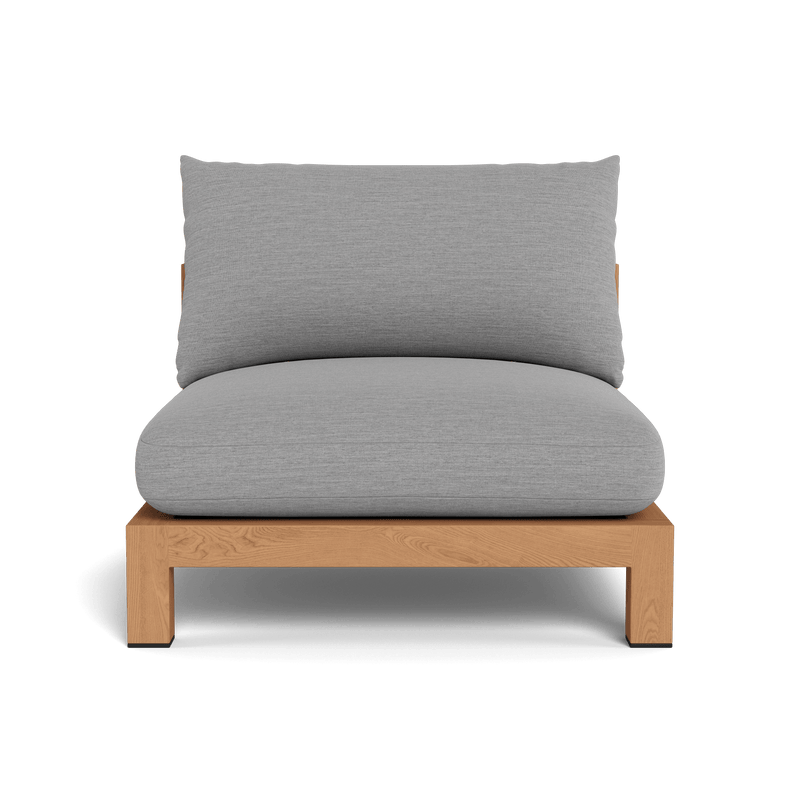 Pacific Armless Single | Teak Charcoal, Lisos Grafito, Batyline Black