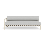 Parker 2 Seat 1 Arm Left | Aluminum Bone, Copacabana Sand, Copacabana Sand