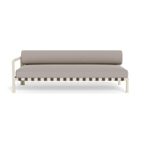 Parker 2 Seat 1 Arm Left | Aluminum Bone, Riviera Stone, Panama Cloud