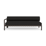 Parker 2 Seat 1 Arm Left | Aluminum Bronze, Copacabana Midnight, Copacabana Midnight