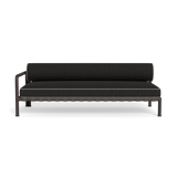 Parker 2 Seat 1 Arm Left | Aluminum Bronze, Copacabana Midnight, Panama Cloud