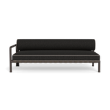 Parker 2 Seat 1 Arm Left | Aluminum Bronze, Copacabana Midnight, Panama Marble