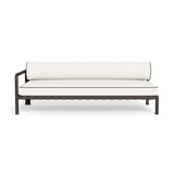Parker 2 Seat 1 Arm Left | Aluminum Bronze, Panama Blanco, Panama Grafito