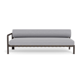 Parker 2 Seat 1 Arm Left | Aluminum Bronze, Panama Cloud, Copacabana Sand