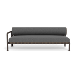 Parker 2 Seat 1 Arm Left | Aluminum Bronze, Siesta Slate, Panama Coco
