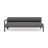 Parker 2 Seat 1 Arm Left | Aluminum Bronze, Siesta Slate, Panama Marble
