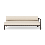 Parker 2 Seat 1 Arm Right | Aluminum Bronze, Riviera Sand, Panama Marble