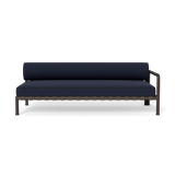 Parker 2 Seat 1 Arm Right | Aluminum Bronze, Siesta Indigo, Copacabana Midnight