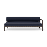 Parker 2 Seat 1 Arm Right | Aluminum Bronze, Siesta Indigo, Panama Cloud