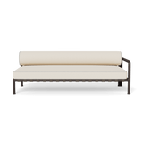 Parker 2 Seat 1 Arm Right | Aluminum Bronze, Siesta Ivory, Copacabana Sand