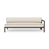 Parker 2 Seat 1 Arm Right | Aluminum Bronze, Siesta Ivory, Panama Grafito