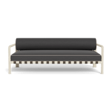 Parker 2 Seat Sofa | Aluminum Bone, Panama Grafito, Panama Marble