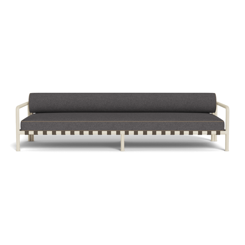 Parker 3 Seat Sofa | Aluminum Bone, Riviera Slate, Panama Coco