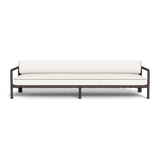 Parker 3 Seat Sofa | Aluminum Bronze, Panama Blanco, Panama Coco