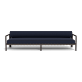 Parker 3 Seat Sofa | Aluminum Bronze, Siesta Indigo, Copacabana Midnight