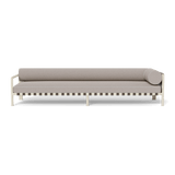 Parker Return Left | Aluminum Bone, Riviera Stone, Copacabana Sand