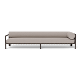 Parker Return Left | Aluminum Bronze, Riviera Stone, Panama Marble