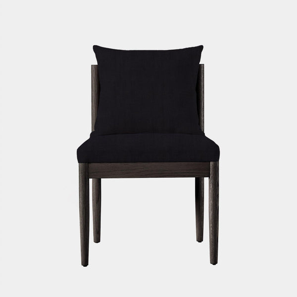 Rozelle Armless Dining Chair - Harbour - ShopHarbourOutdoor - ROZE-01B-FD-OABRO-HBBL