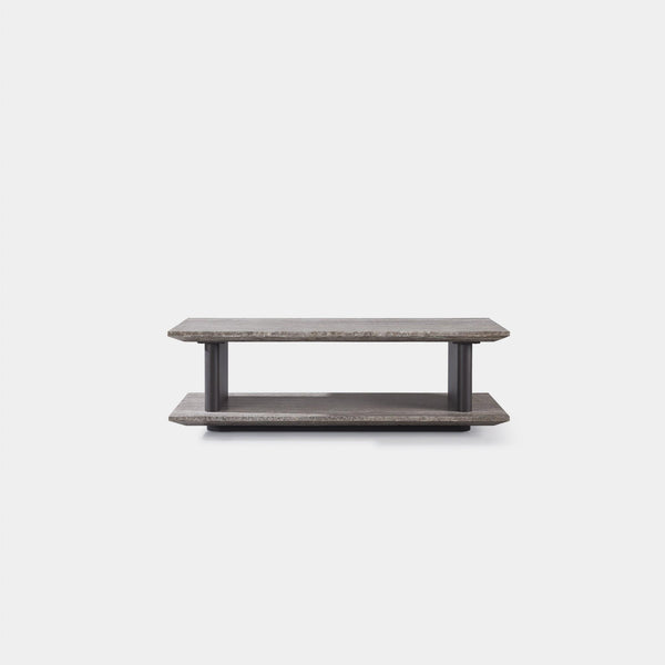 Santorini Outdoor Stone Rectangle Side Table - Harbour - ShopHarbourOutdoor - SANO-11C-ALAST-TRGRE