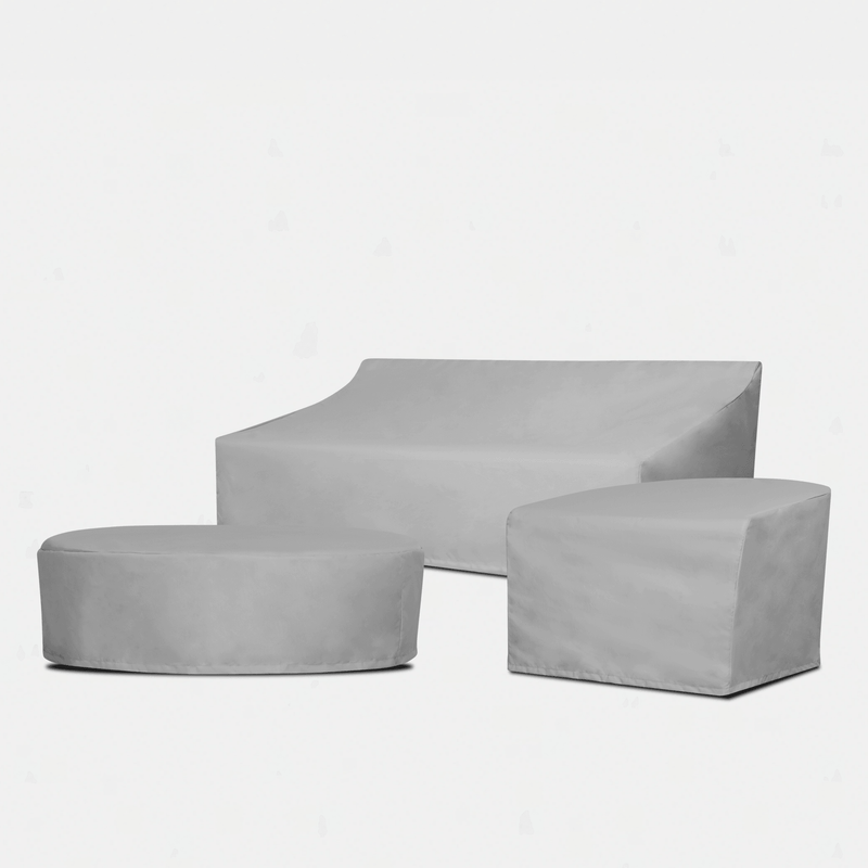 Vaucluse 2 Seat Sofa - Weather Cover - Harbour - ShopHarbourOutdoor - VAUC-06A-CVR-SRLGRY