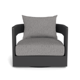 VICTORIA ALUMINUM Swivel Lounge Chair | Aluminum Asteroid, Pebble Fog,