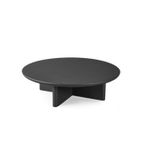 Victoria Round Slatted Coffee Table | Aluminum Asteroid, ,