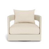 Victoria Swivel Lounge Chair | Aluminum Bone, Riviera Sand,