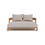 Victoria Teak Daybed | Teak Natural, Panama Marble,