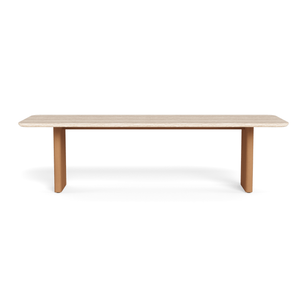 Victoria Teak Dining Table 2600 - Harbour - ShopHarbourOutdoor - VCTK-03C-TENAT-TRCRE